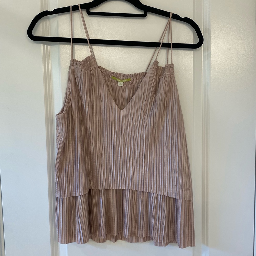 Gianna Bini - rose gold top - NWT - Size L